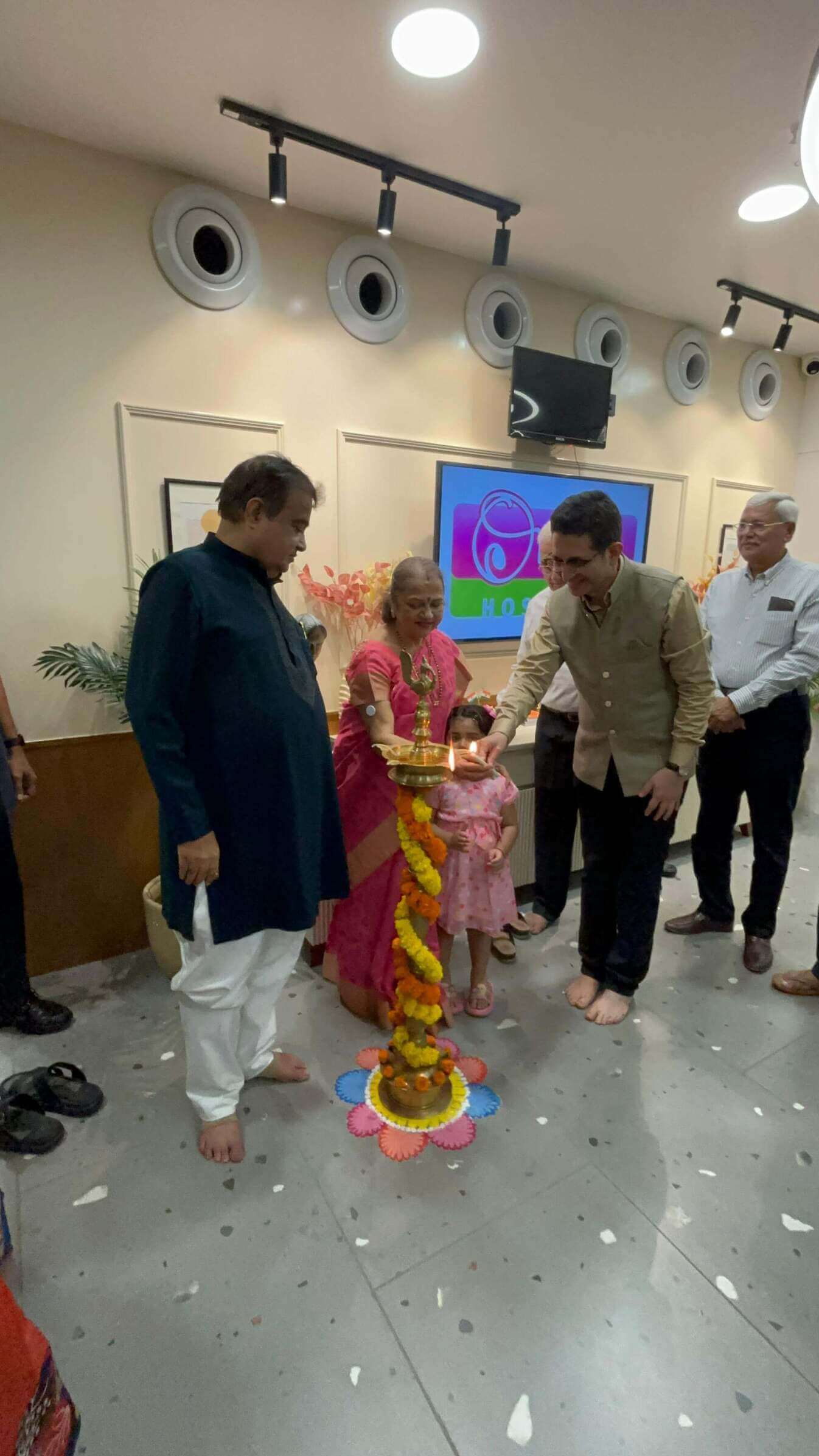 Omega IVF, a dedicated hospital specializing in IVF, inaugurated by Honorable Shri Nitinji Gadkari.