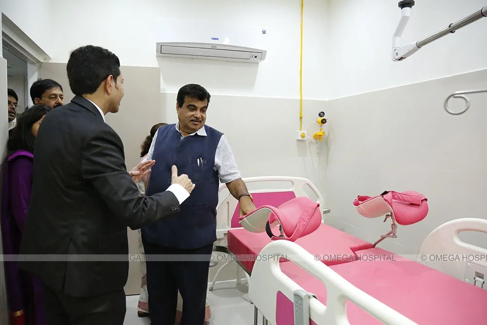 Omega Hospital inaugurated by Honorable Shri Nitinji Gadkari