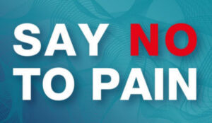 say no to pain